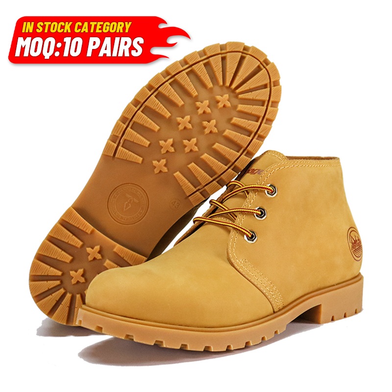 Udobni škornji za prosti čas iz polne gume iz nubuk usnja