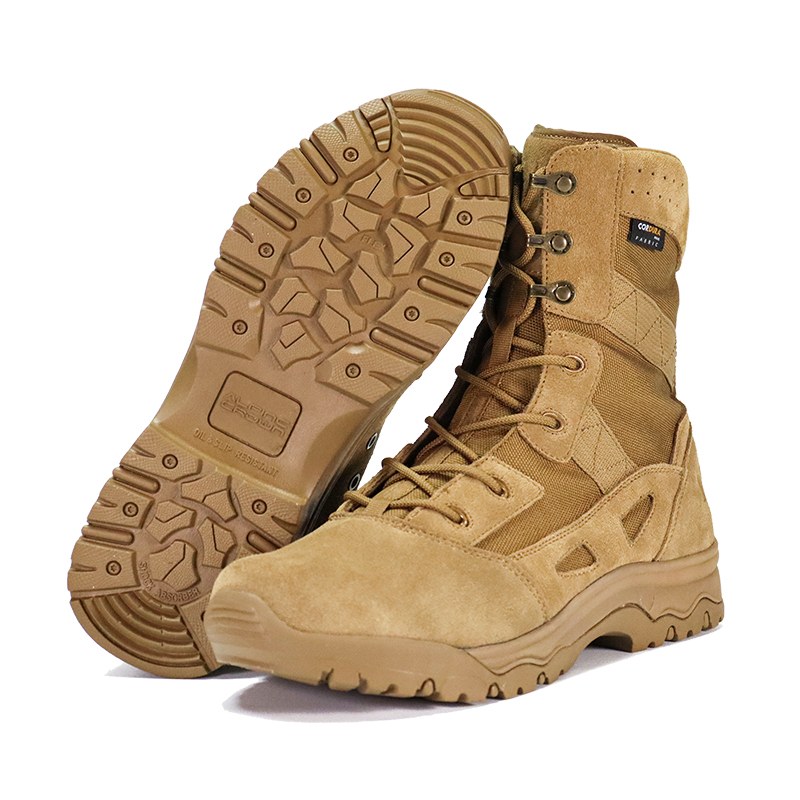 Assisted Shoe Removal Desert Tactical Boots